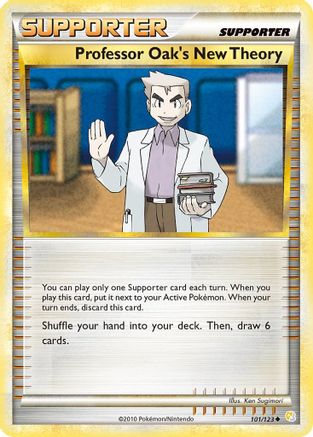 Professor Oak's New Theory (101/123) [HeartGold & SoulSilver: Base Set] - Trinity Hobby