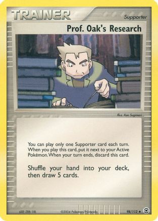 Prof. Oak's Research (98/112) [EX: FireRed & LeafGreen] - Trinity Hobby