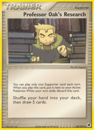 Professor Oak's Research (80/101) (Stamped) [EX: Dragon Frontiers] - Trinity Hobby