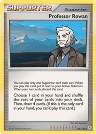 Professor Rowan (112/130) [Diamond & Pearl: Base Set] - Trinity Hobby
