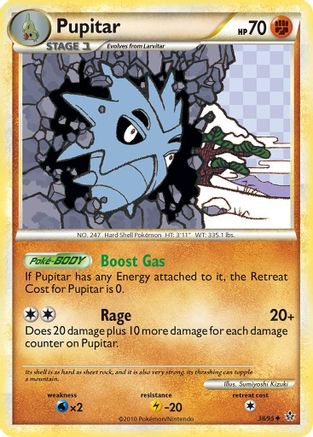 Pupitar (38/95) [HeartGold & SoulSilver: Unleashed] - Trinity Hobby