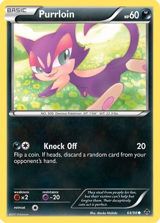 Purrloin (64/98) [Black & White: Emerging Powers] - Trinity Hobby