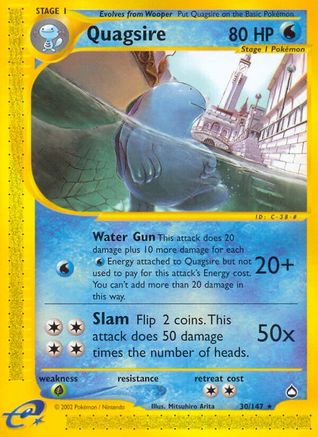 Quagsire (30/147) [Aquapolis] - Trinity Hobby