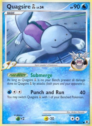 Quagsire GL (76/111) [Platinum: Rising Rivals] - Trinity Hobby