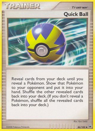 Quick Ball (86/100) [Diamond & Pearl: Majestic Dawn] - Trinity Hobby