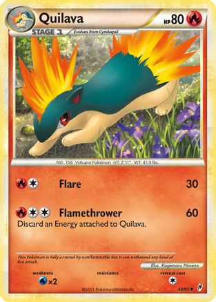 Quilava (49/95) [HeartGold & SoulSilver: Call of Legends] - Trinity Hobby