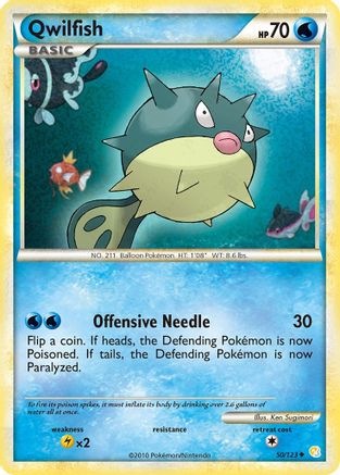 Qwilfish (50/123) [HeartGold & SoulSilver: Base Set] - Trinity Hobby