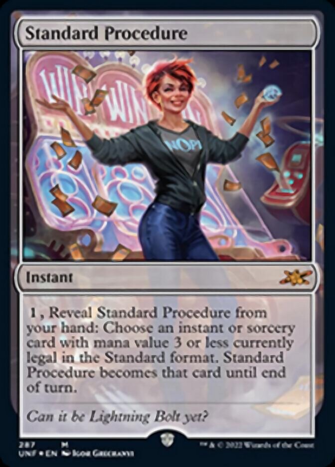 Standard Procedure (Galaxy Foil) [Unfinity] - Trinity Hobby
