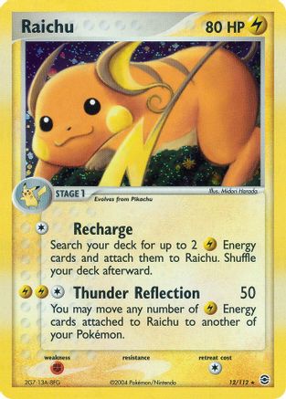 Raichu (12/112) [EX: FireRed & LeafGreen] - Trinity Hobby