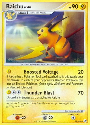 Raichu (27/99) [Platinum: Arceus] - Trinity Hobby