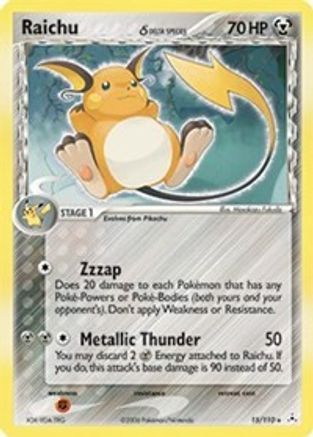 Raichu (15/110) (Delta Species) (Stamped) [EX: Holon Phantoms] - Trinity Hobby