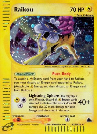 Raikou (H26/H32) [Skyridge] - Trinity Hobby
