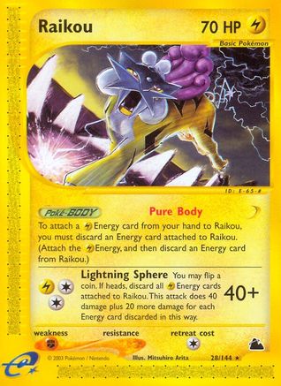 Raikou (28/144) [Skyridge] - Trinity Hobby