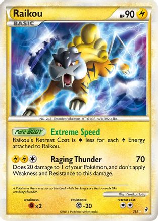 Raikou (SL9) [HeartGold & SoulSilver: Call of Legends] - Trinity Hobby