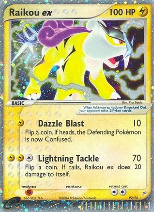 Raikou ex (92/95) [EX: Team Magma vs Team Aqua] - Trinity Hobby