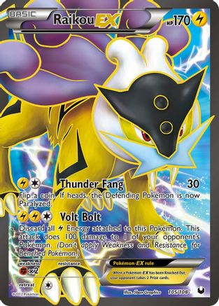 Raikou EX (105/108) [Black & White: Dark Explorers] - Trinity Hobby