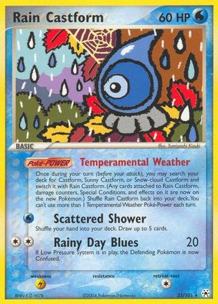 Rain Castform (23/101) [EX: Hidden Legends] - Trinity Hobby
