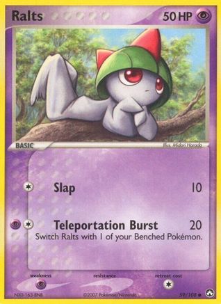 Ralts (59/108) (Stamped) [EX: Power Keepers] - Trinity Hobby