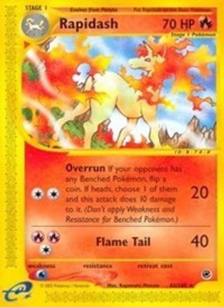 Rapidash (62/165) [Expedition: Base Set] - Trinity Hobby
