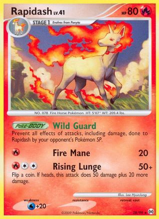 Rapidash (28/99) [Platinum: Arceus] - Trinity Hobby