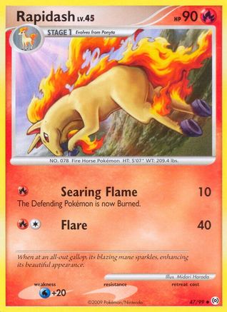 Rapidash (47/99) [Platinum: Arceus] - Trinity Hobby