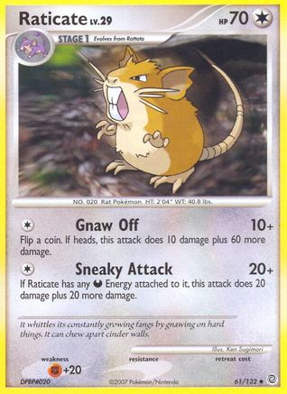 Raticate (61/132) [Diamond & Pearl: Secret Wonders] - Trinity Hobby