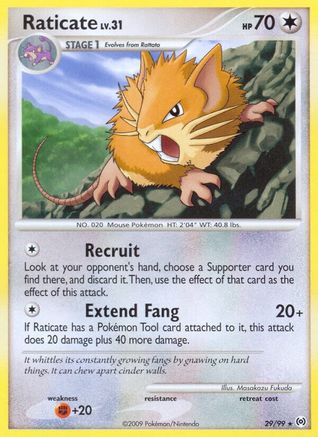 Raticate (29/99) [Platinum: Arceus] - Trinity Hobby