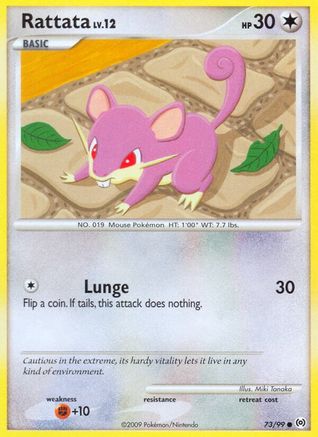 Rattata (73/99) [Platinum: Arceus] - Trinity Hobby