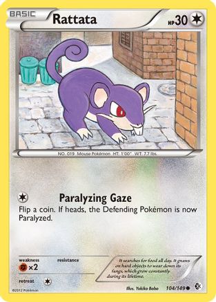 Rattata (104/149) [Black & White: Boundaries Crossed] - Trinity Hobby