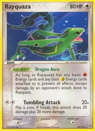 Rayquaza (22/107) (Stamped) [EX: Deoxys] - Trinity Hobby