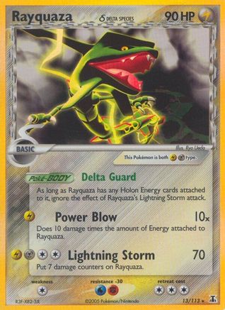 Rayquaza (13/113) (Delta Species) [EX: Delta Species] - Trinity Hobby