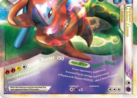 Rayquaza & Deoxys LEGEND (90/90) [HeartGold & SoulSilver: Undaunted] - Trinity Hobby