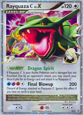 Rayquaza C LV.X (DP47) [Diamond & Pearl: Black Star Promos] - Trinity Hobby