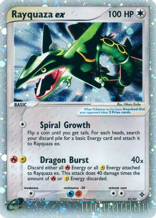 Rayquaza ex (97/97) [EX: Dragon] - Trinity Hobby