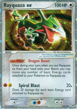 Rayquaza ex (102/107) [EX: Deoxys] - Trinity Hobby