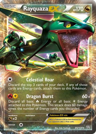 Rayquaza EX (85/124) [Black & White: Dragons Exalted] - Trinity Hobby