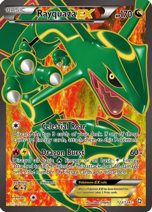 Rayquaza EX (123/124) [Black & White: Dragons Exalted] - Trinity Hobby