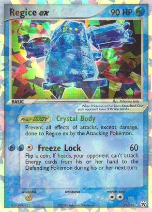 Regice ex (97/101) [EX: Hidden Legends] - Trinity Hobby