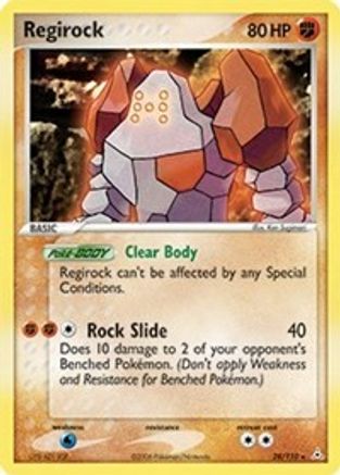 Regirock (28/110) (Stamped) [EX: Holon Phantoms] - Trinity Hobby