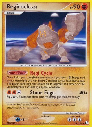 Regirock (38/146) [Diamond & Pearl: Legends Awakened] - Trinity Hobby