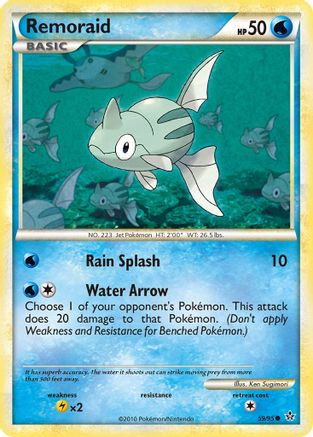 Remoraid (59/95) [HeartGold & SoulSilver: Unleashed] - Trinity Hobby