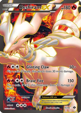 Reshiram EX (95/99) [Black & White: Next Destinies] - Trinity Hobby