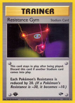 Resistance Gym (109/132) [Gym Challenge 1st Edition] - Trinity Hobby