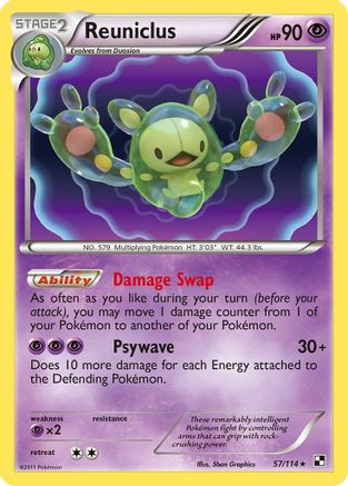 Reuniclus (57/114) [Black & White: Base Set] - Trinity Hobby