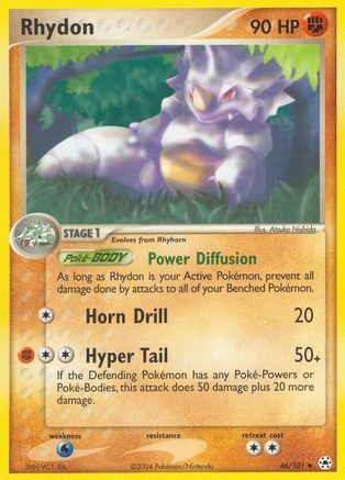 Rhydon (46/101) [EX: Hidden Legends] - Trinity Hobby