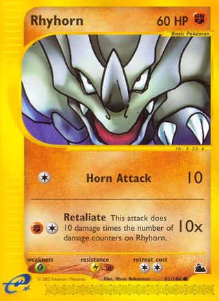 Rhyhorn (91/144) [Skyridge] - Trinity Hobby