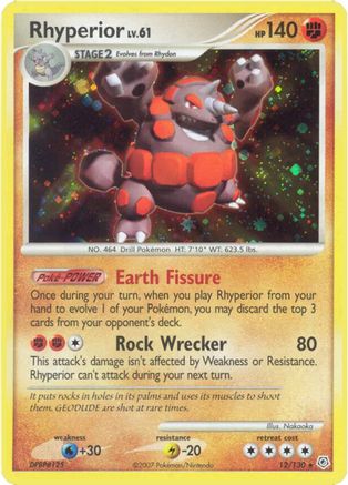 Rhyperior (12/130) [Diamond & Pearl: Base Set] - Trinity Hobby