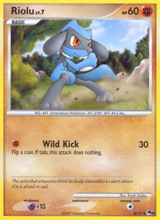 Riolu (8/17) [POP Series 6] - Trinity Hobby