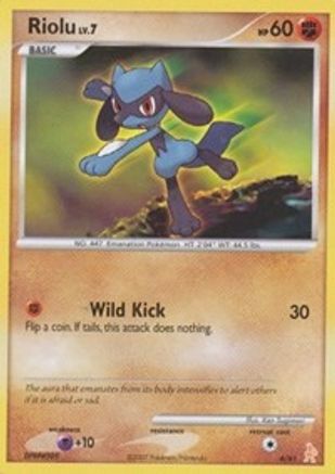 Riolu (6/61) [Diamond & Pearl: Trainer Kit - Lucario] - Trinity Hobby