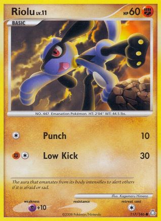 Riolu (117/146) [Diamond & Pearl: Legends Awakened] - Trinity Hobby